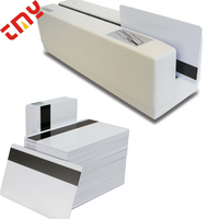 Cartes en plastique intelligentes vierges faites sur commande de PVC de Cr80 30Mil Rfid avec la bande magnétique de 1/2 "Hico pour le crédit/cadeau/insigne d'identification de photo/adhésion