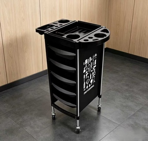 Salon Hairdressing Cart Hairdressing Salon Tool Cart Hairdressing Shop Hot Dyeing Five layer Bar Cart Storage - Product Image 1