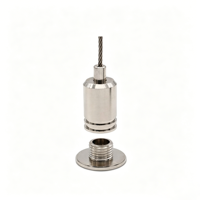 Connecteur de câble de suspension pour éclairage, pince de suspension de plafond, ajusteur en laiton, accessoire de quincaillerie pour l'installation de lampes commerciales