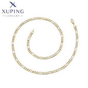 X000900187 XUPING joyería al por mayor a granel 14K oro Color plateado moda joyería fina collares - Product Image 1