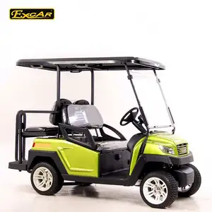 4WD 电动狩猎越野车出售，折叠座椅电动高尔夫球车