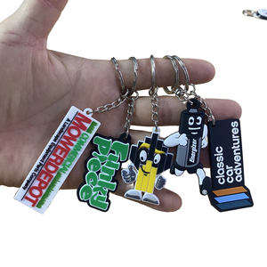 พวงกุญแจ PVC โลโก้สั่งทำปี 2025 พวงกุญแจ 3 มิติ สำหรับโปรโมชั่น พร้อมโลหะและซิลิโคน คาราไบเนอร์ยางแบบกำหนดเอง - Product Image 6