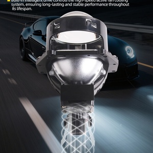 Sanvi LK8 Super Bright Bi-<b>LED</b> <b>Projector</b> Lens Car Headlight Retrofit Kit Bulb Bi <b>Led</b> <b>Projector</b> Lens Headlight Laser for Car - Product Image 6