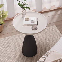 Table console ronde en métal moderne et simple, petite table d'appoint, utilisée pour la maison, le salon et la chambre à coucher, table de café, meubles