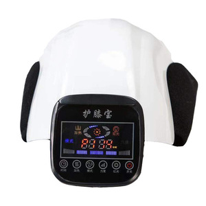 Masseur de genou chauffant par infrarouge, rechargeable par USB, contrôle intelligent de la température, blanc - Product Image 5
