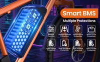 Batterie au lithium 60V 20.8Ah pour vélo électrique haute puissance avec cellules de qualité A 5200mAh, BMS 50A XT60, entrepôt DE