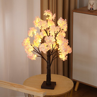 X Familie Moderne Stijl Kersenbloesem Licht Pvc Batterij Power Gloeiende Kerstversiering Voor Landschap Voor Vakantiefeest