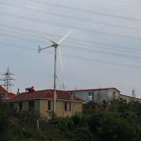 Éolienne à axe horizontal R&X RX-50KG 20kw 30kw 50kw HAWT Générateur à aimants permanents triphasé Batterie lithium-ion 120V 220V