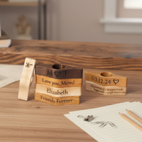 Anneaux de lecture en bois Runwood, porte-pages en bois, anneaux de serviette en bois, accessoires de lecture faits à la main, clips marque-pages en bois, souvenirs, cadeaux