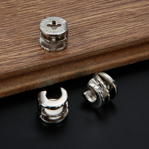 Conector de tres en uno para muebles forjados con rueda excéntrica, conjunto de tuercas de biela australiana, sujetador rápido para armarios y gabinetes - Product Image 2
