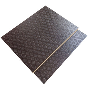 Contrachapado Enchapado con Película de 18 mm, Núcleo de Madera Dura Fenólica <span class=keywords><strong>Antideslizante</strong></span>, <span class=keywords><strong>Tablero</strong></span> Marino Impermeable de 1220 * 2440 mm, Venta al Por Mayor - Product Image 5