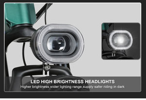 Samebike Suspension Complète 1000D 48V 15Ah Batterie Intégrée Tout Terrain Gros Pneu Vélo Électrique Pliant Ebike pour Adultes - Product Image 3