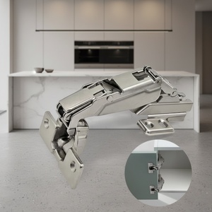 Concealed Furniture Hinge 35mm Stainless Steel Soft Closing 180 Degree Full Mortise Kitchen Cabinet Hardware Modern Design - Product Image 6