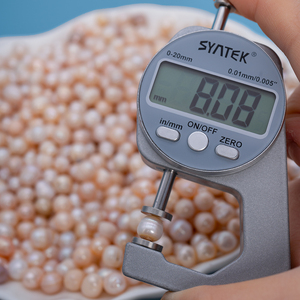 Perles d'eau douce naturelles de 7 à 9 mm, vente <span class=keywords><strong>en</strong></span> gros, perles <span class=keywords><strong>en</strong></span> <span class=keywords><strong>vrac</strong></span> vendues au kilogramme pour la fabrication de bijoux - Product Image 6