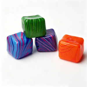 Jouets sensoriels de décompression en plastique colorés en forme de carré, à presser, pour le confort musical des étudiants et du personnel de bureau - Nouveauté transfrontalière - Product Image 4