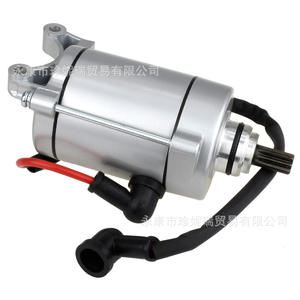 ฮอนด้า ซีจี 125 150 ซีซีมอเตอร์สตาร์ท 9 ฟัน ระบายความร้อนด้วยอากาศ อะลูมิเนียม สำหรับซ่อมมอเตอร์ไซค์ออฟโรด แปรงคาร์บอนสีเงิน - Product Image 4