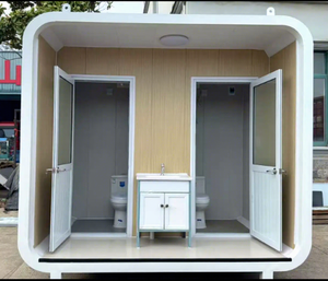 Meilleure vente Salle <span class=keywords><strong>de</strong></span> bain mobile <span class=keywords><strong>de</strong></span> luxe Toilettes et douche portables détachables Maison conteneur pour hôtel - Product Image 2