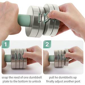 Hot Sell Original Design Product Fitness Core Equipment 10kg Adjustable Weight <strong>Dumbbell</strong> <strong>Set</strong> - Product Image 5