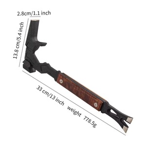 Nuevo Hacha Táctica con Cabeza de Acero al Carbono y Mango de Plástico, Tomahawk de Supervivencia de Grado Industrial para Uso en Exteriores - Product Image 5