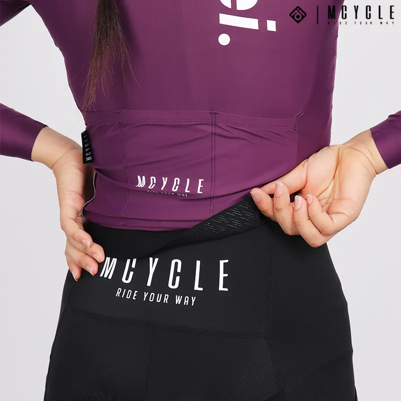 Mcycle özel bisiklet formaları giymek polar bisiklet pantolonları nefes uzun kollu bisiklet seti