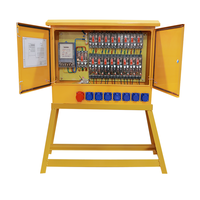 Armoire de distribution à trois niveaux YiHe YHACS IP44 en acier pour chantier, avec tension 220V/380V