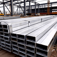 Tubos Cuadrados de Acero al Carbono Q345 Q235 Q235B, Tubo Cuadrado de Hierro Galvanizado para Estructuras de Acero