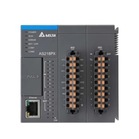PLC Delta Original AS218PX-A CPU 8 DI 6 DO PNP Transistor 2 AI 2 AO Analógico Integrado Serie AS200 100-240VAC Nuevo en Stock