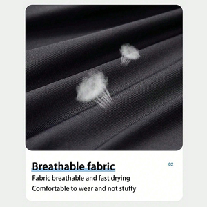 مرونة عالية قماش جيد التهوية مريحة-قبعة السباحة طويلة الشعر حجم كبير للماء عدم الانزلاق الكبار للجنسين - Product Image 5