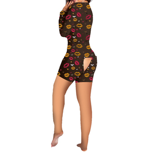 All'ingrosso su ordinazione tutina per adulti pigiami per estate e autunno manica lunga Onsies <span class=keywords><strong>con</strong></span> patta di testa per san valentino - Product Image 5