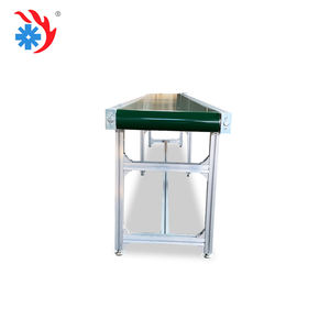 Özelleştirilmiş yüzey boyutu Pvc bant konveyör sistemi gıda sınıfı konveyör bant malzemesi yatay yassı bantlı taşıyıcı makinesi - Product Image 6