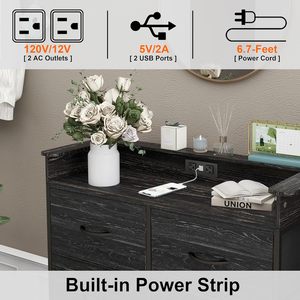 Tour de rangement <span class=keywords><strong>haute</strong></span>, entrée, placard, couloir, salon, <span class=keywords><strong>commode</strong></span> noire, chambre à coucher, étroite, 8 tiroirs en tissu, commodes - Product Image 4