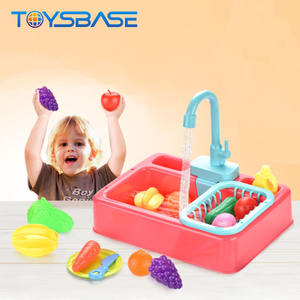 <span class=keywords><strong>Giocattolo</strong></span> stabilito del gioco della <span class=keywords><strong>lavastoviglie</strong></span> elettrica di plastica dei bambini del <span class=keywords><strong>giocattolo</strong></span> felice su ordinazione del lavandino della cucina - Product Image 2