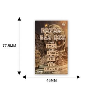 Vente en gros de billets à tirette personnalisés jeux de hasard billet de pause impression de billets de loterie <span class=keywords><strong>bingo</strong></span> - Product Image 3