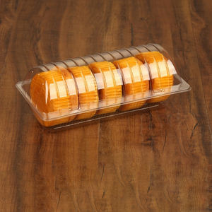 공장 도매 맞춤형 PET 플라스틱 케이크 상자 원통형 과자 식료품 슈퍼마켓 사용을위한 월병 도넛 용기 - Product Image 2