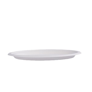Gâteau fendu <span class=keywords><strong>en</strong></span> dentelle ronde biodégradable jetable de 10 pouces OEM Plaque de pulpe de canne à sucre - Product Image 4