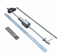 Pénétromètre dynamique à cône, kit d'essai du sol, marteau coulissant 8 kg, DCP portable pour l'analyse de la capacité portante sur site