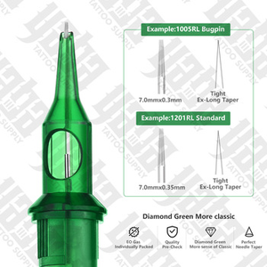 YaBa最新5RL RMRSタトゥーカートリッジ針タトゥーマシン用タトゥーカートリッジ針 - Product Image 3