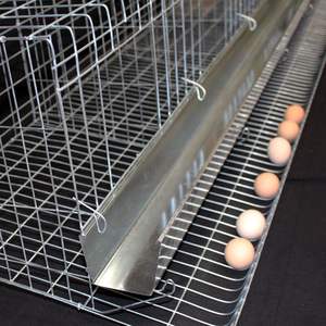 Cages pour poules pondeuses en acier galvanisé, poulailler, cage pour animaux de ferme, cage à lapins, poulailler pour poulets - Product Image 1