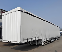 Nouvelle semi-remorque porte-conteneurs fermée en acier à 2/3 essieux, 40x53 pieds, capacité de charge de 60 tonnes, transport de marchandises