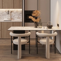 Chaise de salle à manger en métal de style nordique, design de luxe léger, modèle GY-68 conçu par des designers; Chaise de lecture rembourrée de qualité hôtelière