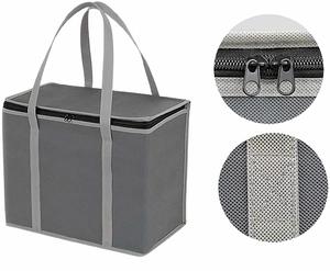 Sac isotherme en aluminium non tissé personnalisé, durable, prix d'usine, pour le déjeuner et les aliments - Product Image 3