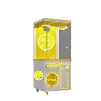 Machine de jeu à griffes d'arcade à monnayeur pour peluches et cadeaux, avec accepteur de billets et fonction de recharge, prix de gros usine