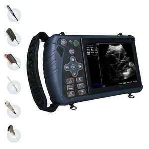 Escáner de Ultrasonido Veterinario Clase II, Totalmente Digital, Certificado CE, Portátil y Resistente, Pantalla de 5.6 Pulgadas, <span class=keywords><strong>Cine</strong></span> de 256 Cuadros, Batería de 4 Horas, para Animales de Granja - Product Image 2