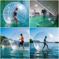 Balle roulante gonflable commerciale, sphère transparente pour jeu d'équipe