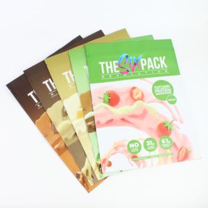 Custom Printed Different Colors Stand up Pouch Logo <b>Plastic</b> Packaging <b>Resealable</b> for Chocolate Fruit Powder Mylar <b>Bags</b> - Product Image 1