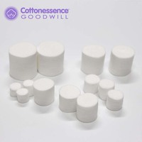200 Séparateurs d'orteils en coton ultra-doux de 25 mm, longueur 6 pouces, certifiés CE Classe I, naturels, sans peluches, consommable médical pour pédicure