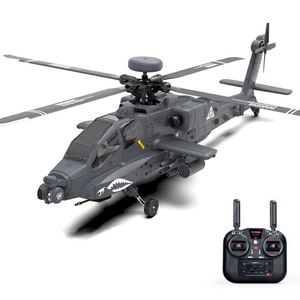 Drone RC F11S 1:32 2.4G AH-64D Apache, modèle de simulation, moteur brushless GPS, 9 canaux, 6 gyroscopes, contrôle ELRS, portée 300m, batterie, plastique, métal - Product Image 1