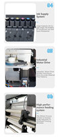 Imprimante jet d'encre CMYK blanche Audley Factory 60CM UV DTF A3 I3200 avec laminateur, état neuf, LabelPrinter