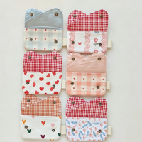 Porte-monnaie floral mignon, pochette en tissu doux portable pour cartes de crédit, billets de banque, rouges à lèvres, petit organisateur de rangement quotidien pour filles