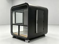 Cabina Prefabricada Tipo Cápsula Apple Pod, Cabina para Hotel, Oficina, Cafetería, Instalación Rápida, Cabina Personalizada Tipo Cápsula Apple Pod